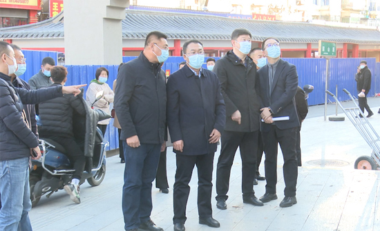 县委副书记、县长田永军调研指导我县创城工作