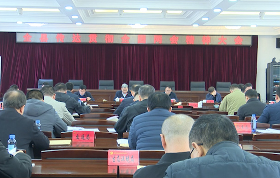 全县传达贯彻全国两会精神大会召开